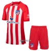 Camisola + Calções Atlético Madrid Criança Equipamento 1ª 23/24